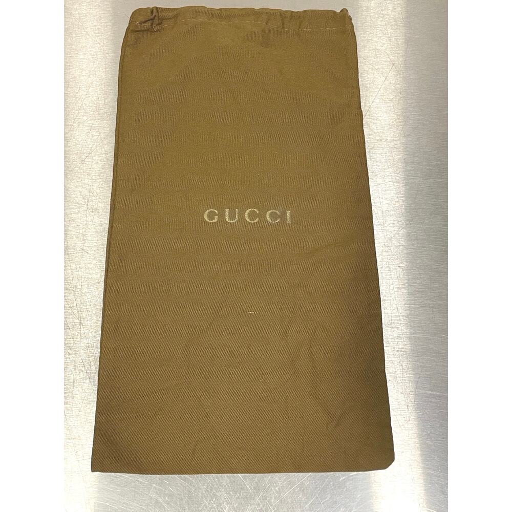 Gucci Authentic Drawstring Dust Cover Bag Brown